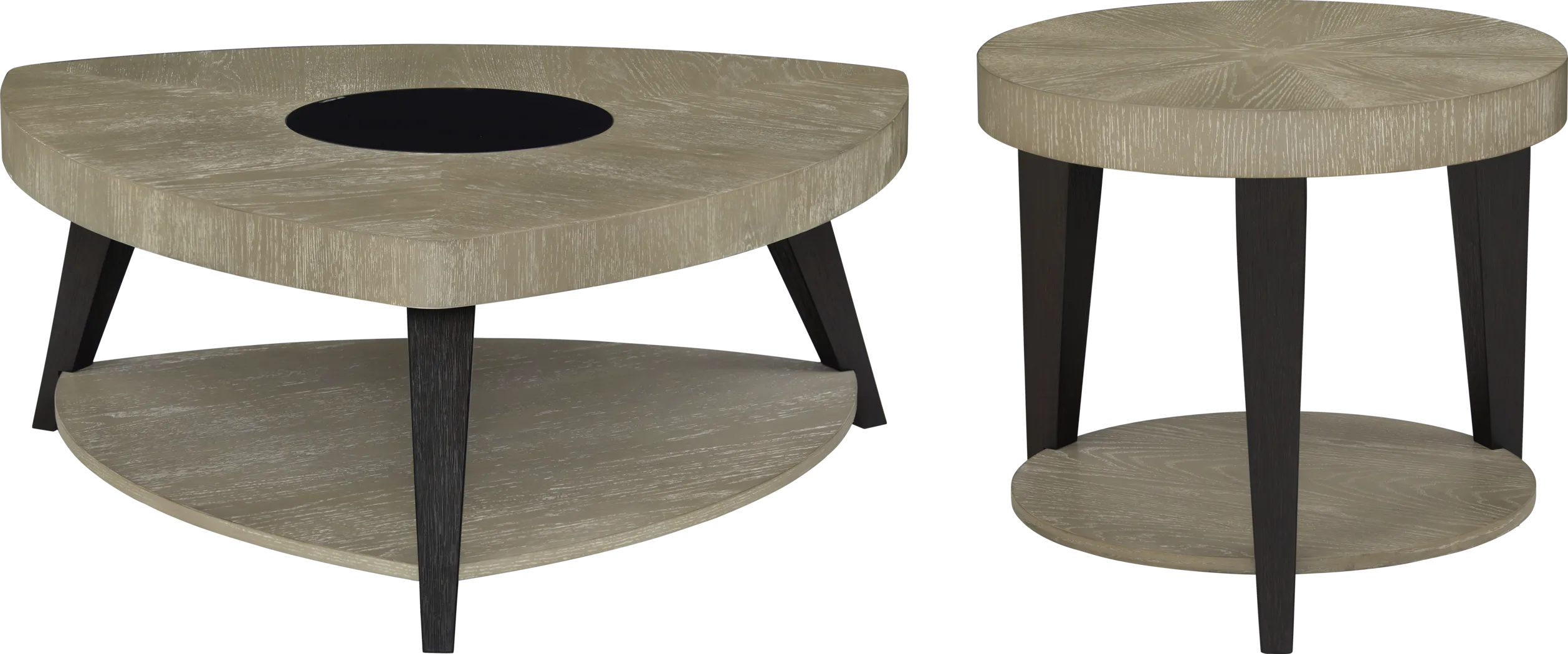 Rosalie Gray 2 Pc Table Set - Thumbnail - Image 1