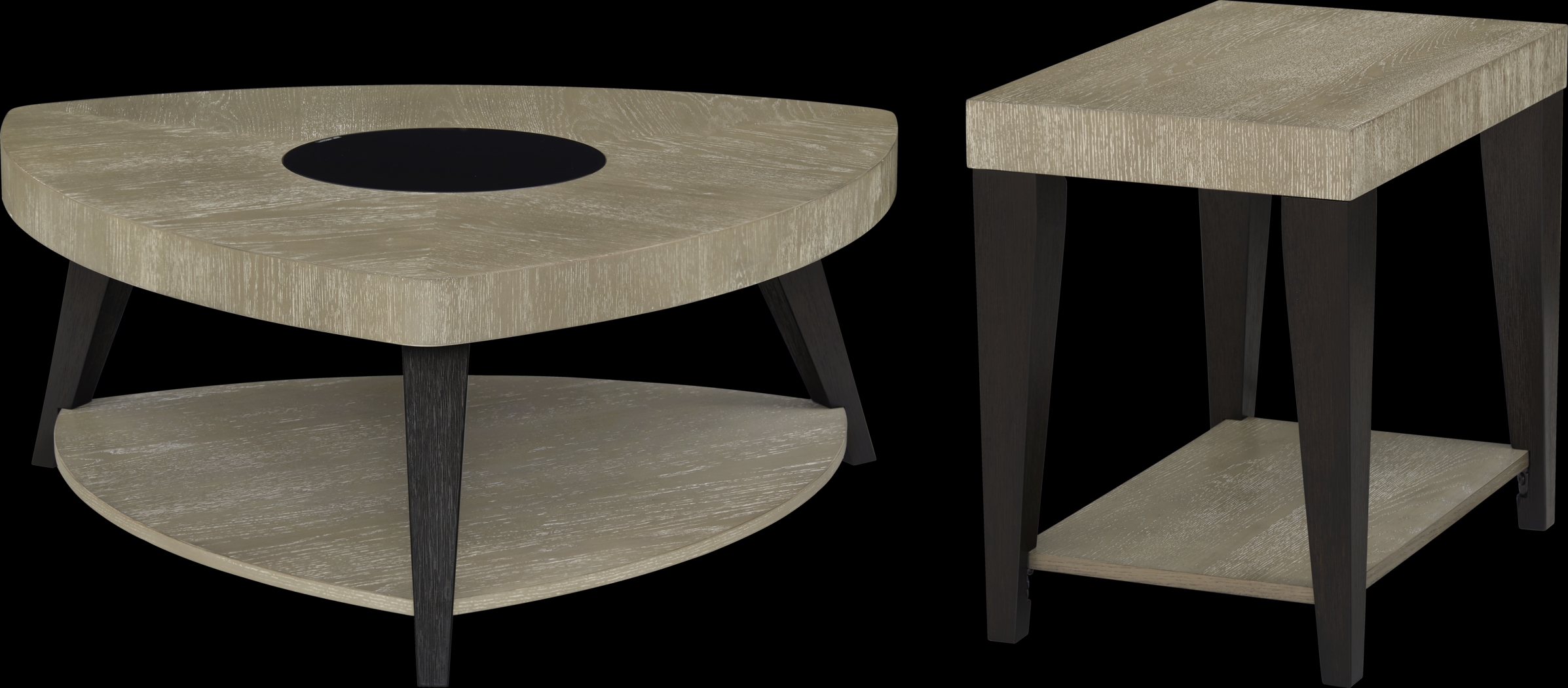 Rosalie Gray 2 Pc Table Set - Thumbnail - Image 1