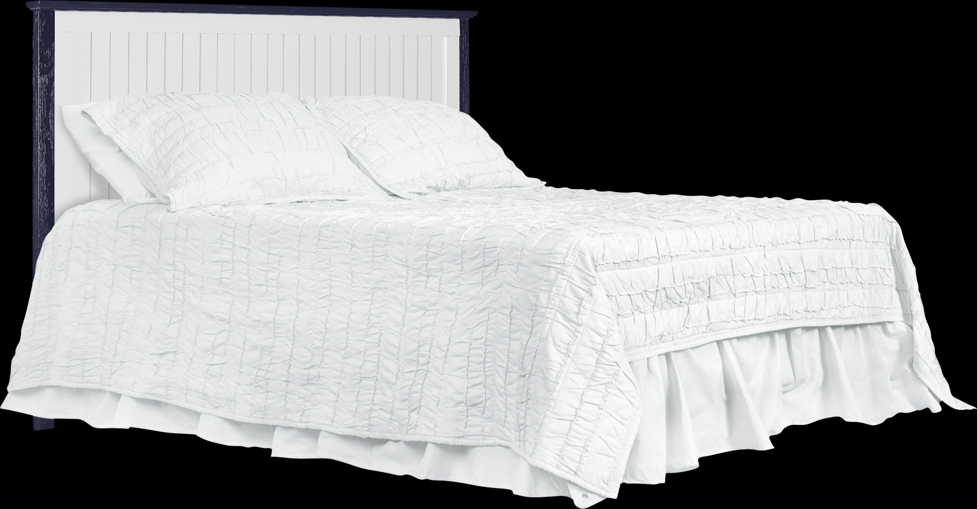 Rosamund White-Navy Convertible Crib - Thumbnail - Image 7