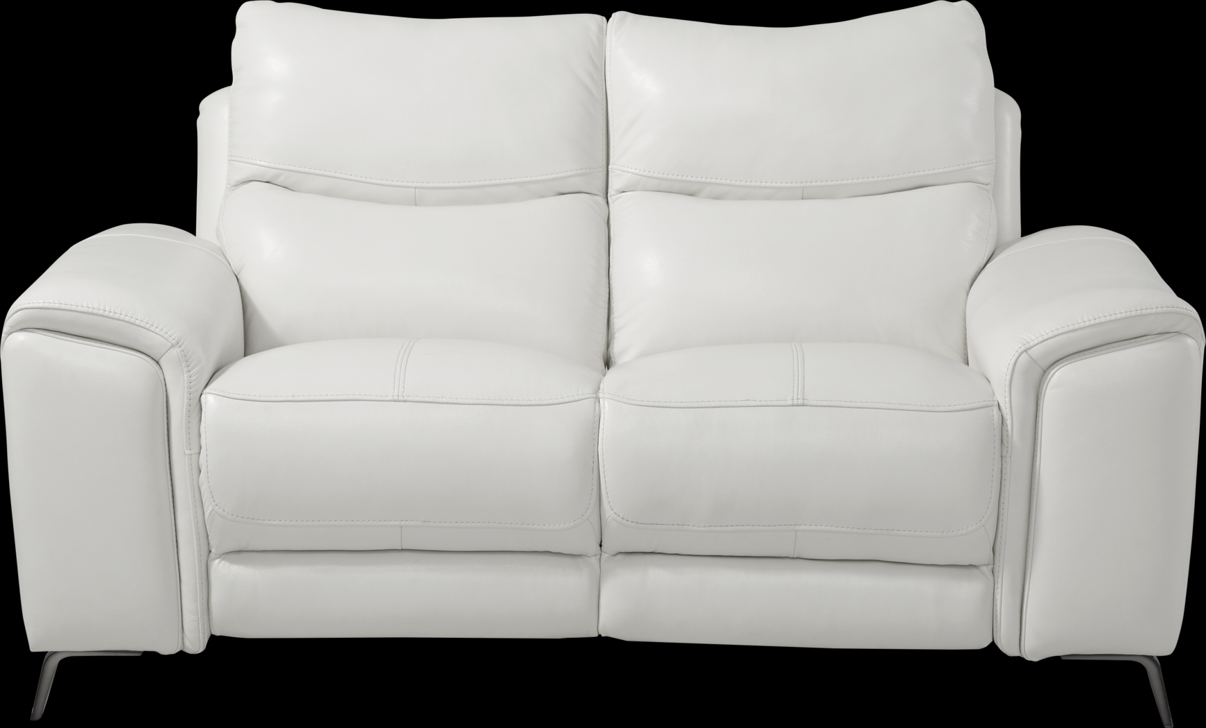 Rosato White Leather 2 Pc Power Reclining Living Room - Thumbnail - Image 5