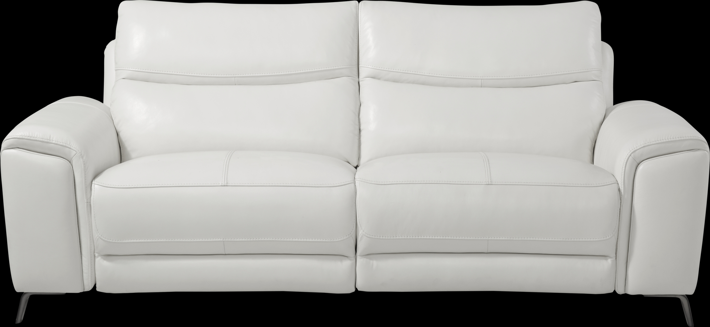 Rosato White Leather 2 Pc Power Reclining Living Room - Thumbnail - Image 2