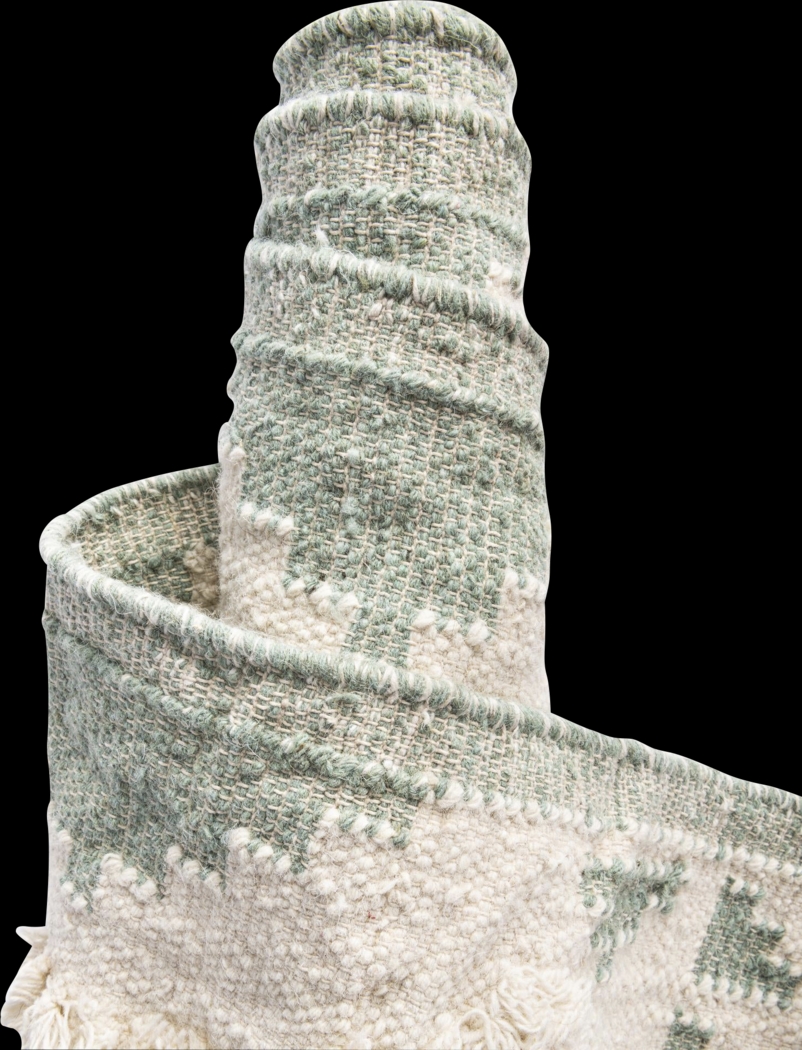 Rosea Aqua 10' x 14'1 Rug - Thumbnail - Image 2