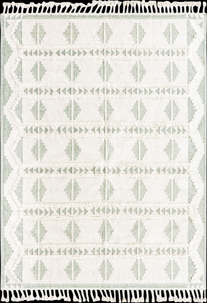 Rosea Aqua 9' x 12' Rug - Thumbnail - Image 1