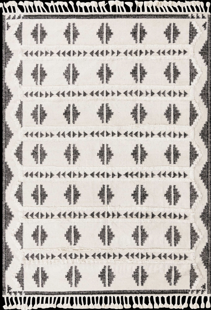 Rosea Black 10' x 14'1 Rug - Thumbnail - Image 1