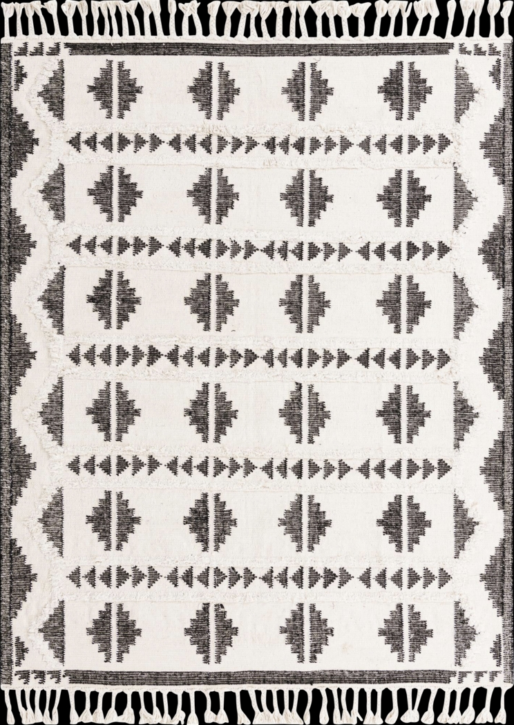 Rosea Black 8' x 10' Rug - Thumbnail - Image 1