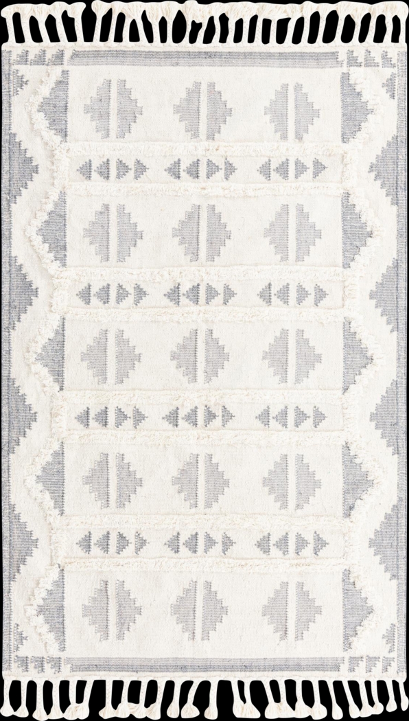 Rosea Gray 5'1 x 8' Rug - Thumbnail - Image 1