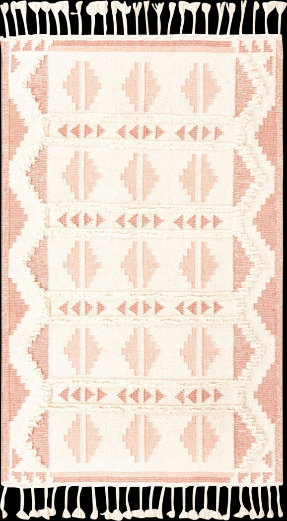 Rosea Pink 5'1 x 8' Rug - Thumbnail - Image 1
