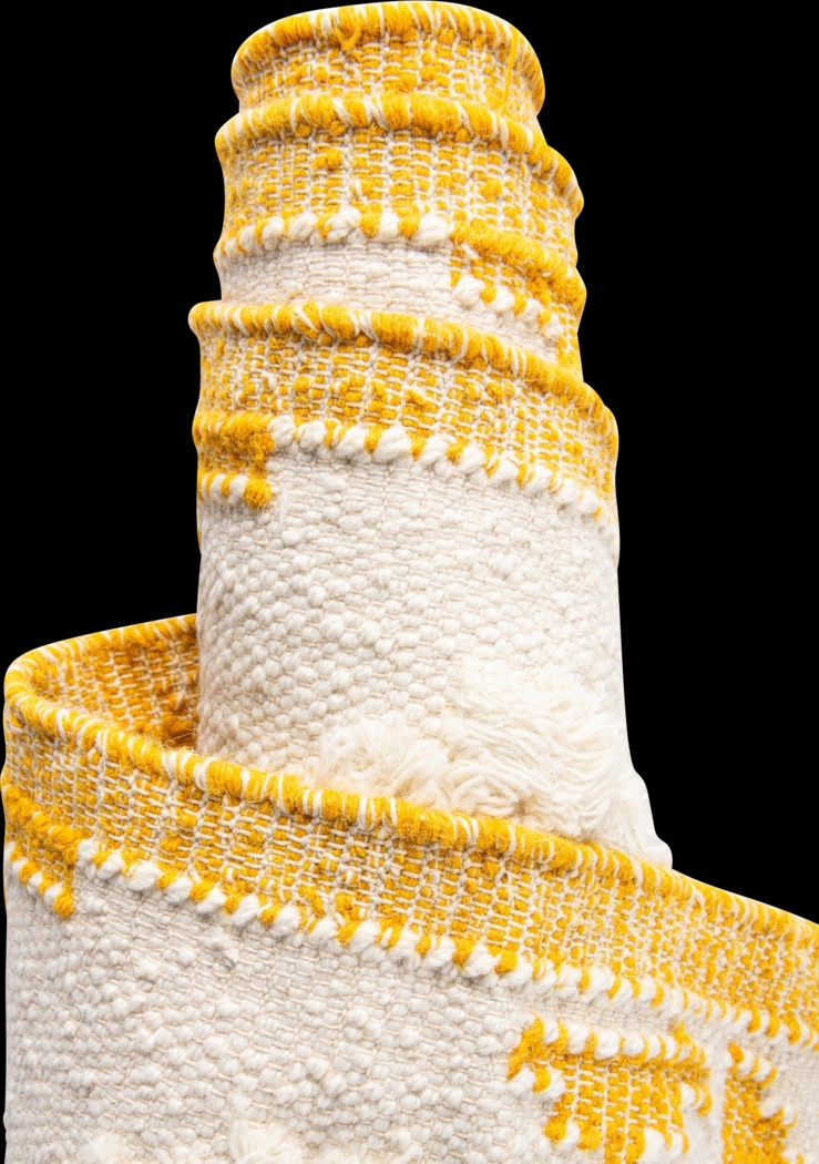 Rosea Yellow 5'1 x 8' Rug - Thumbnail - Image 7