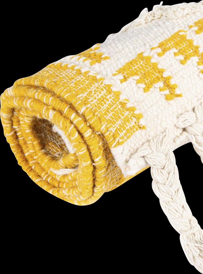 Rosea Yellow 8' x 10' Rug - Thumbnail - Image 2