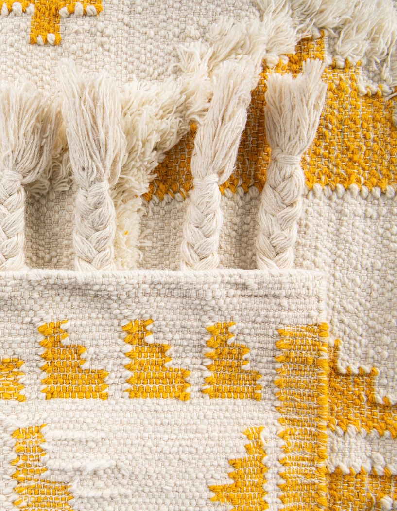 Rosea Yellow 8' x 10' Rug - Thumbnail - Image 5