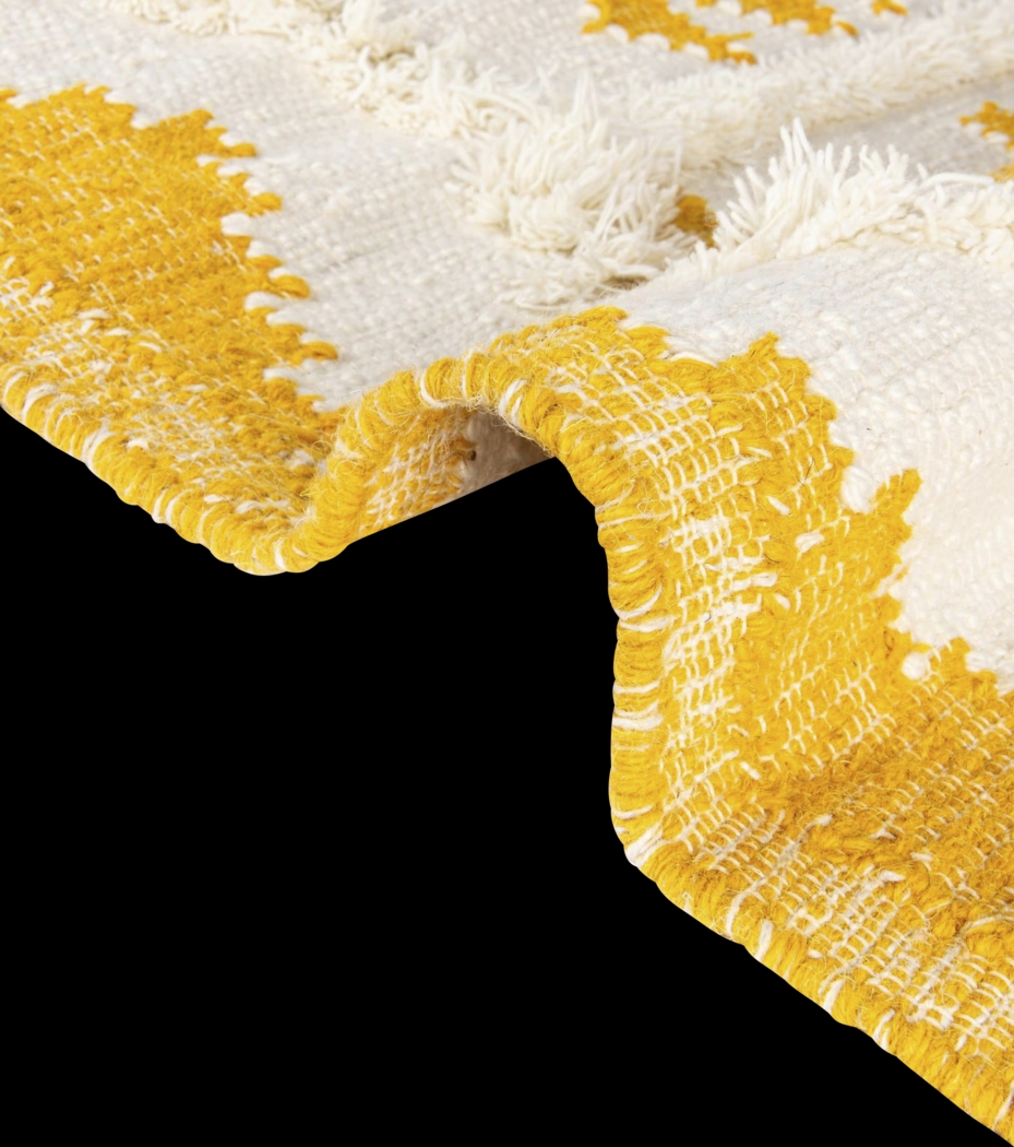 Rosea Yellow 9' x 12' Rug - Thumbnail - Image 4