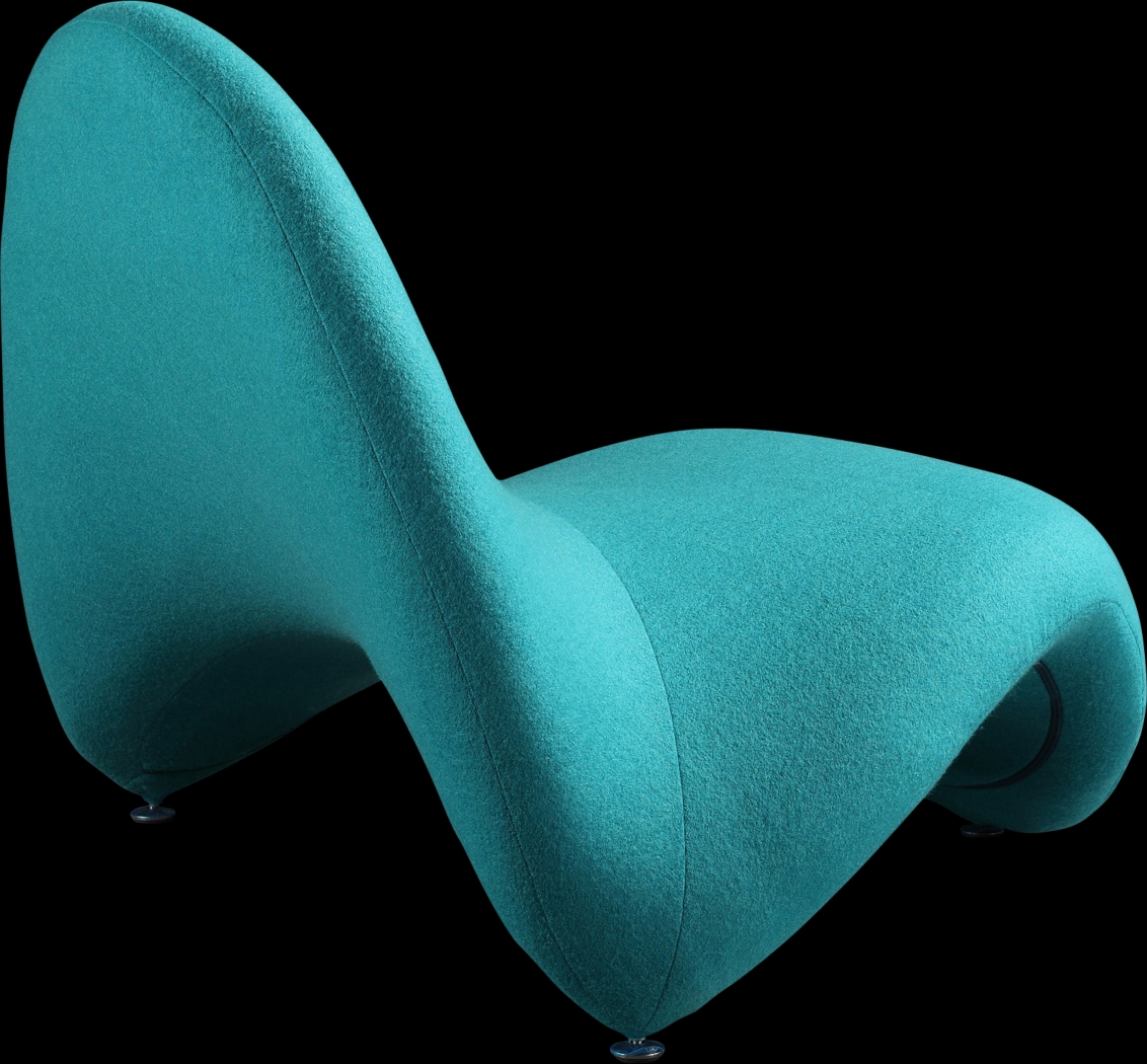 Roseburg Teal Accent Chair - Thumbnail - Image 4