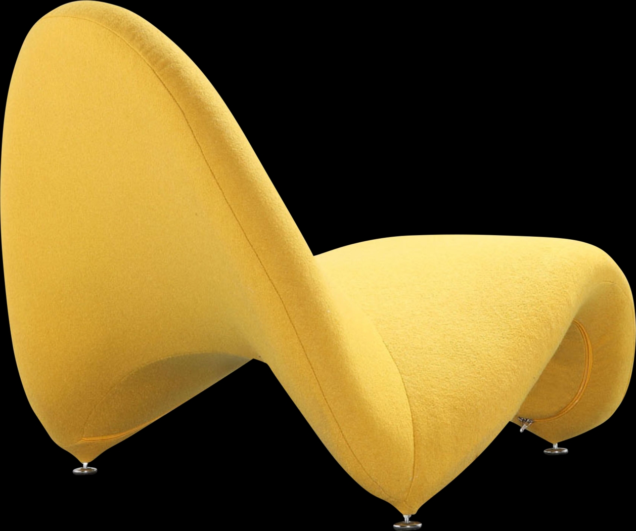 Roseburg Yellow Accent Chair - Thumbnail - Image 4
