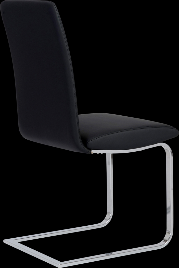 Rosecommon I Black Dining Chair, Set of 2 - Thumbnail - Image 6