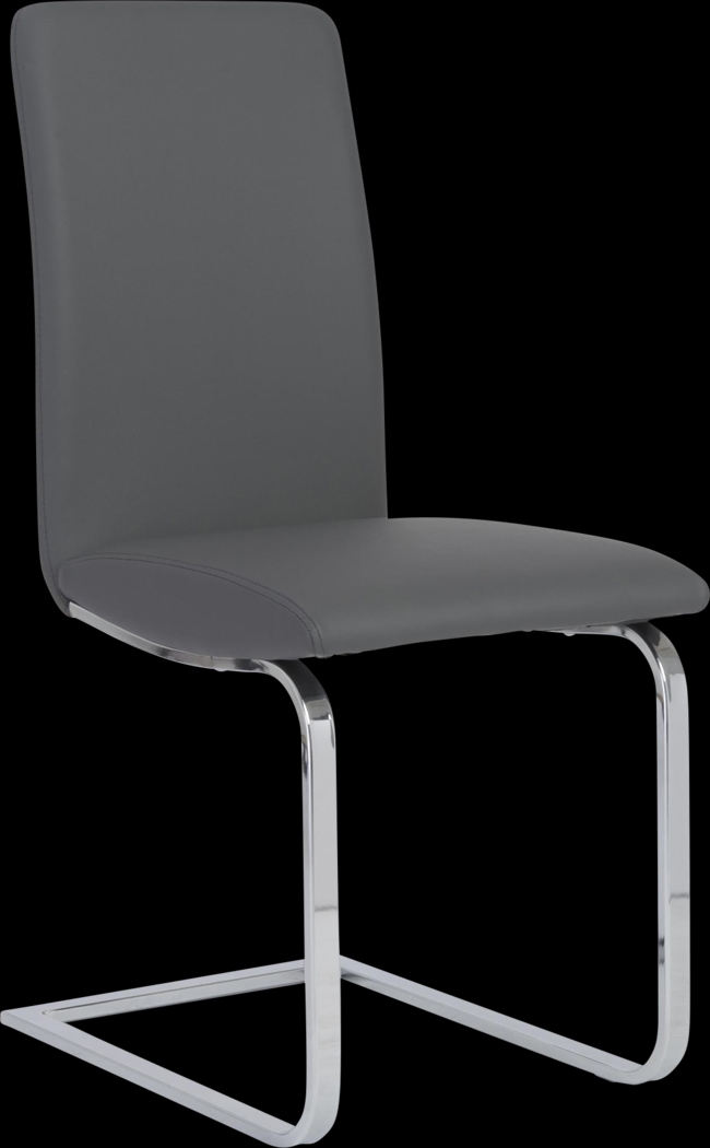 Rosecommon I Gray Dining Chair, Set of 2 - Thumbnail - Image 4