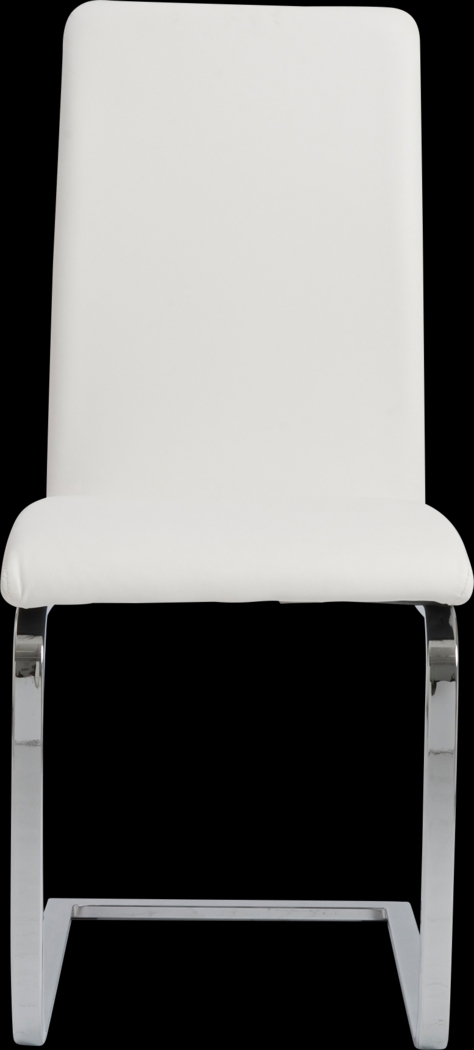 Rosecommon I White Dining Chair, Set of 2 - Thumbnail - Image 2