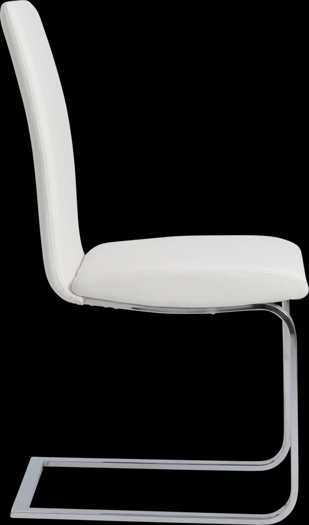 Rosecommon I White Dining Chair, Set of 2 - Thumbnail - Image 4