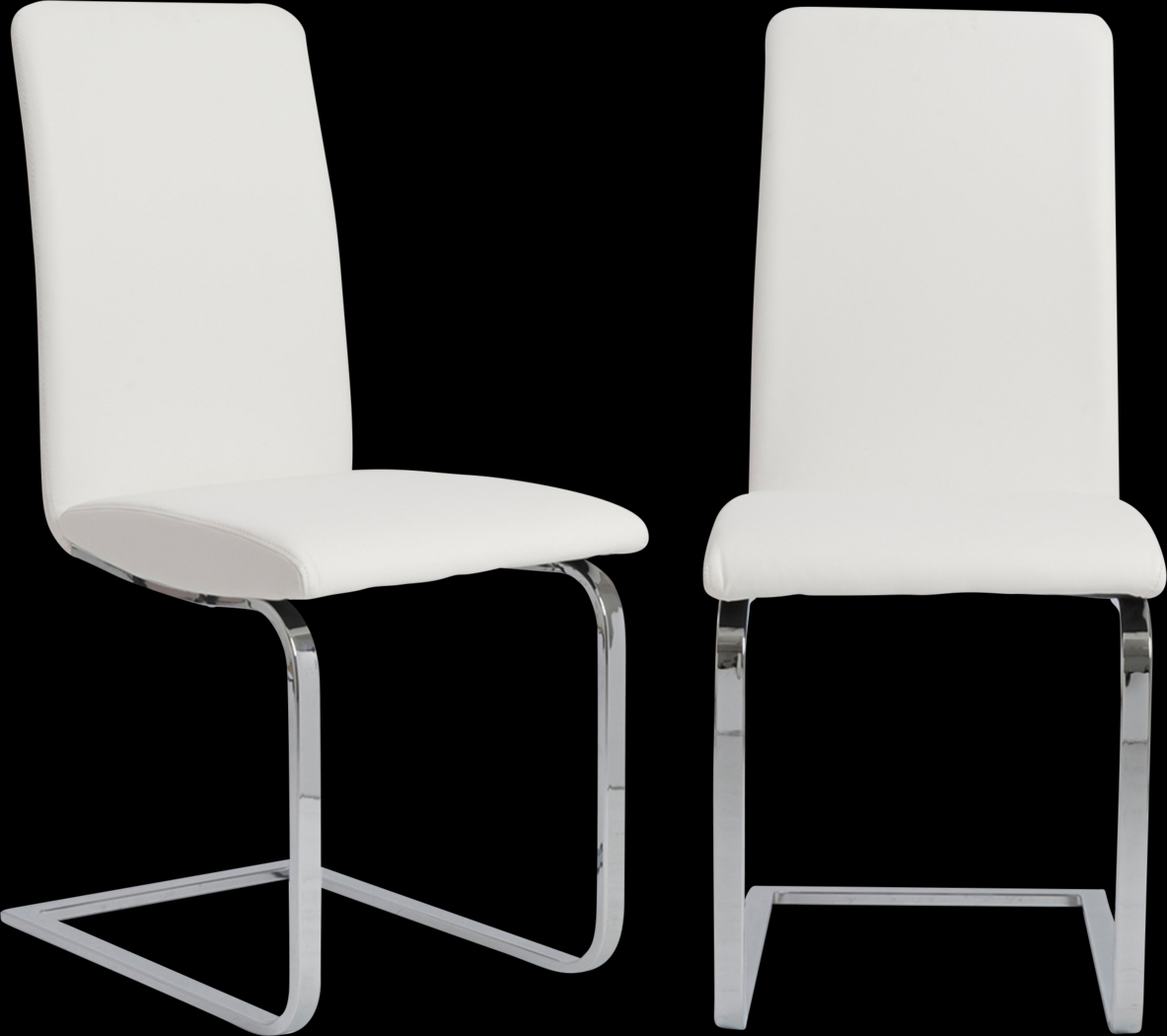 Rosecommon I White Dining Chair, Set of 2 - Thumbnail - Image 1