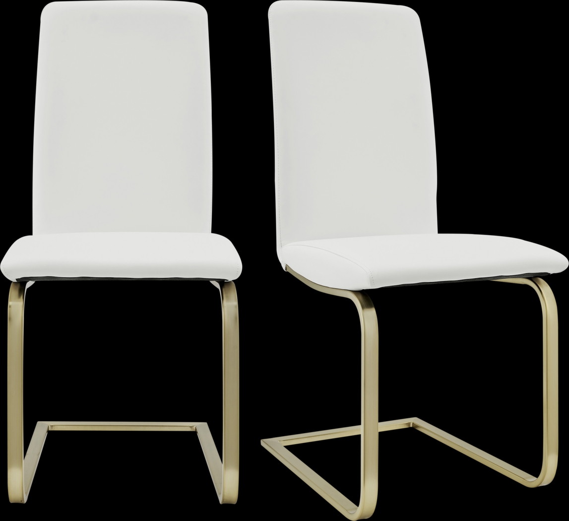 Rosecommon II White Dining Chair, Set of 2 - Thumbnail - Image 1