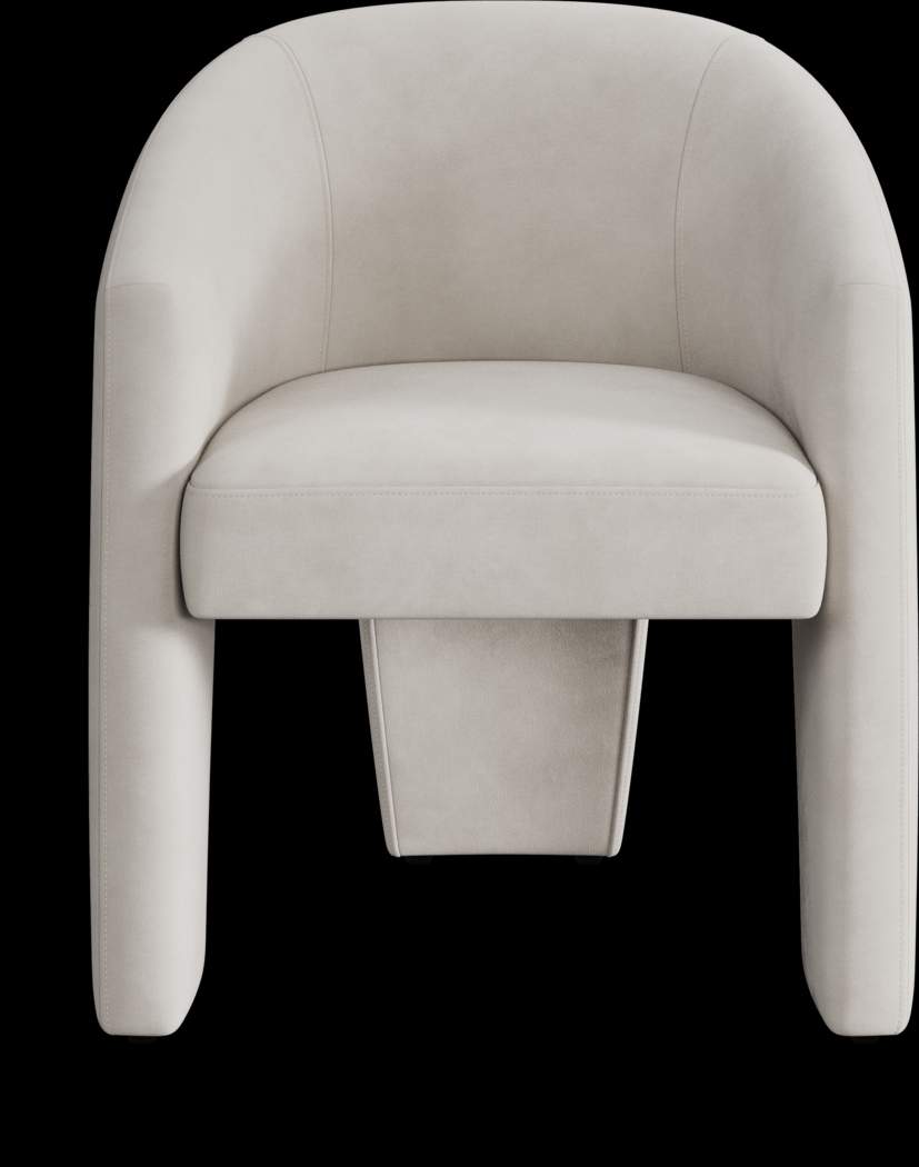 Kendall Natural 5 Pc 48" Round Dining Room with Cream Arm Chairs - Thumbnail - Image 3