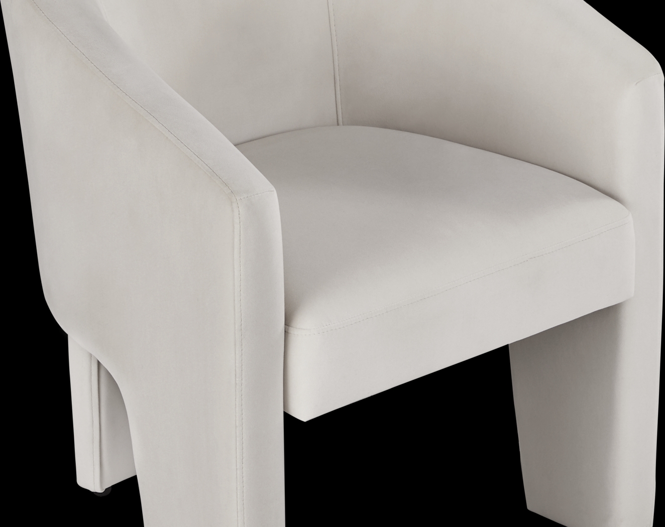 Kendall Natural 5 Pc 48" Round Dining Room with Cream Arm Chairs - Thumbnail - Image 4