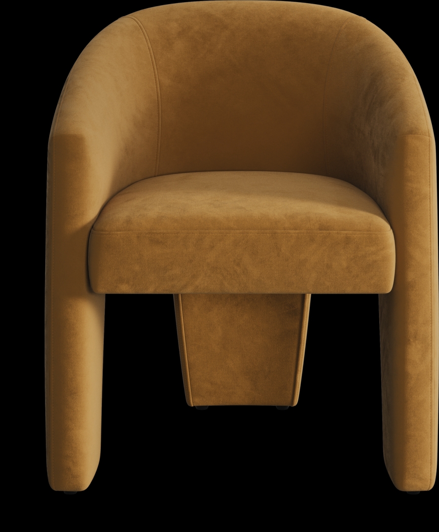 Rosedale Gold Arm Chair - Thumbnail - Image 2