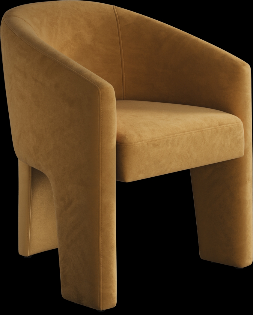 Rosedale Gold Arm Chair - Thumbnail - Image 1