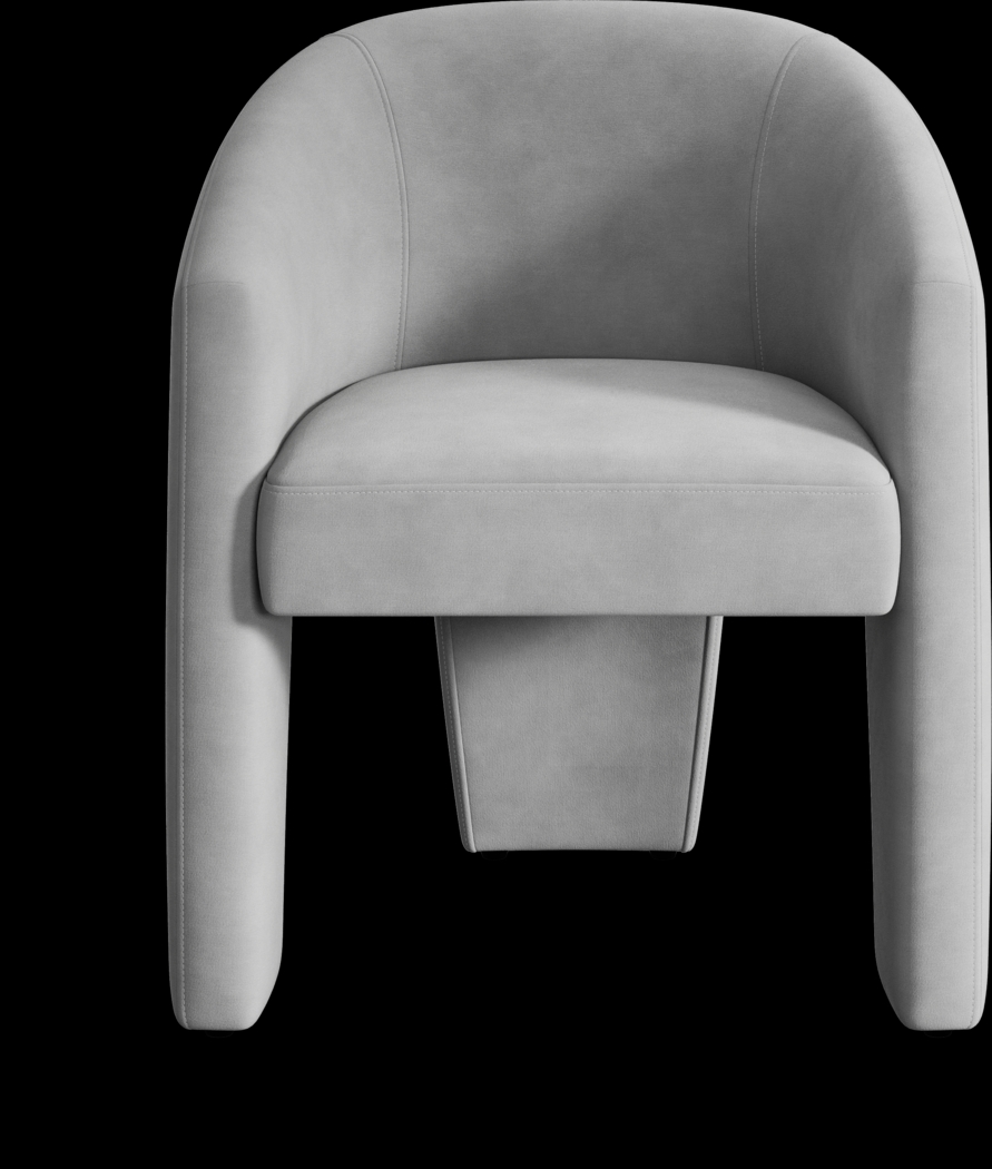 Rosedale Gray Arm Chair - Thumbnail - Image 2