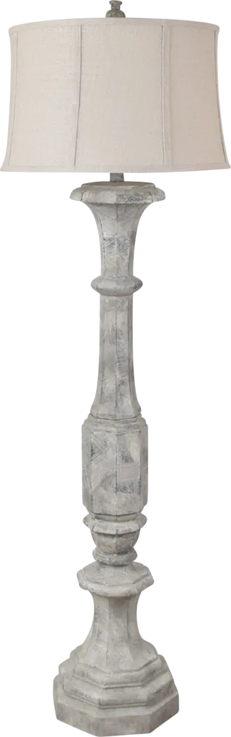 Rosefield Gray Floor Lamp - Thumbnail - Image 1