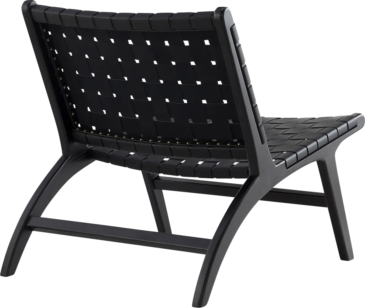 Rosefly Black Accent Chair - Thumbnail - Image 2