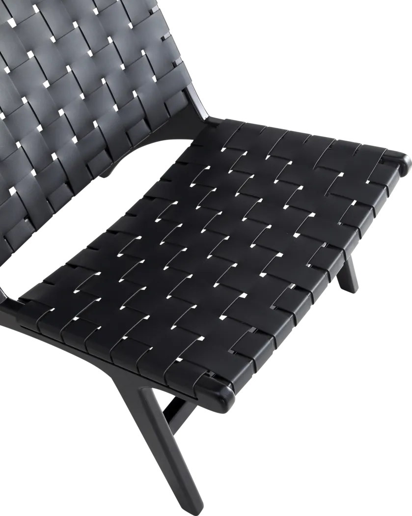 Rosefly Black Accent Chair - Thumbnail - Image 7