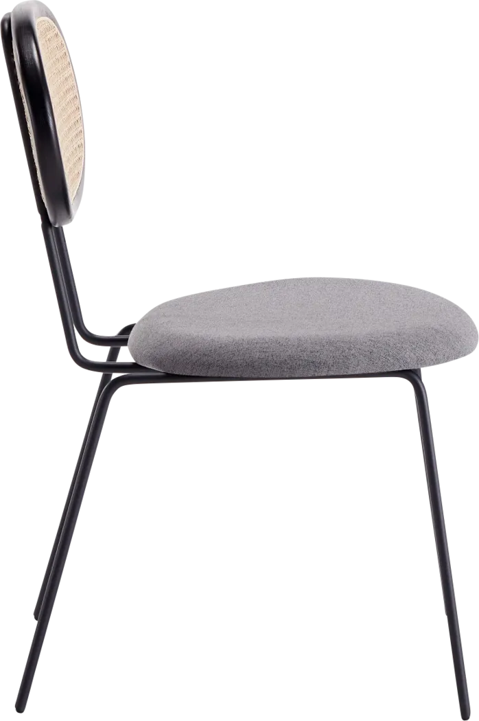 Roseforce Gray Side Chair, Set of 2 - Thumbnail - Image 6