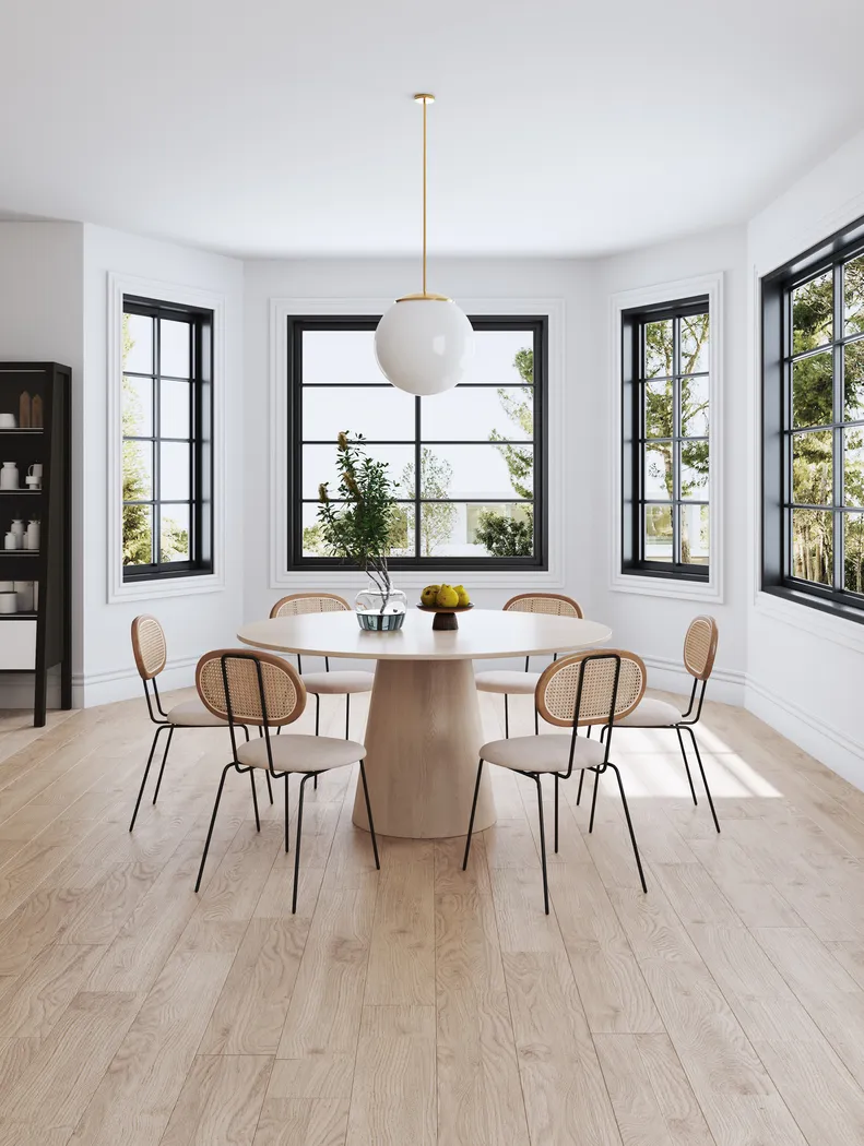 Roseforce Oatmeal Side Chair, Set of 2 - Thumbnail - Image 2