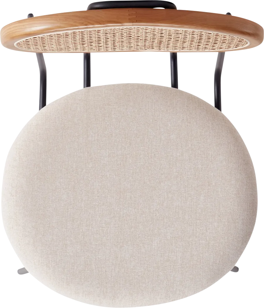 Roseforce Oatmeal Side Chair, Set of 2 - Thumbnail - Image 4