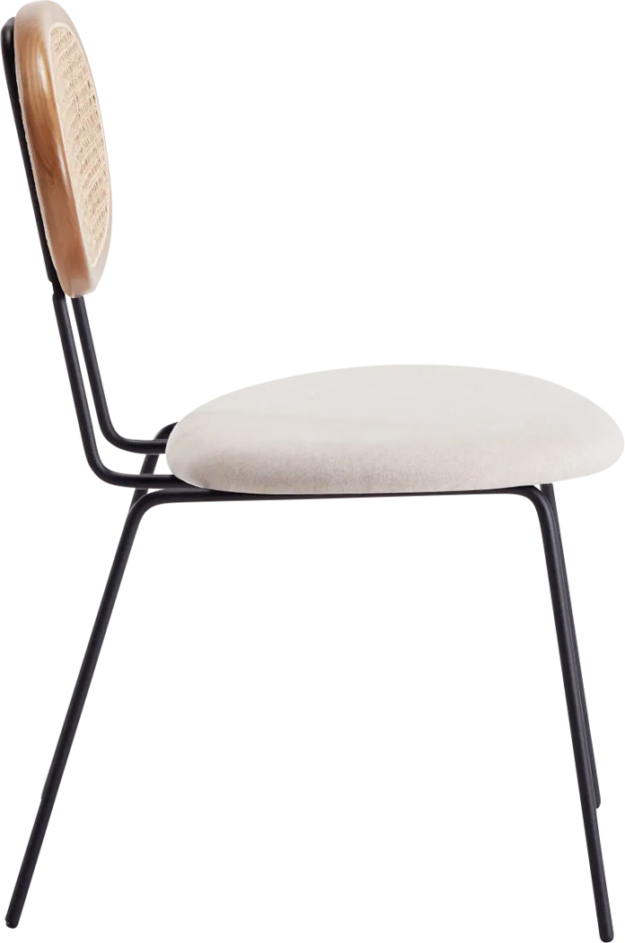 Roseforce Oatmeal Side Chair, Set of 2 - Thumbnail - Image 7