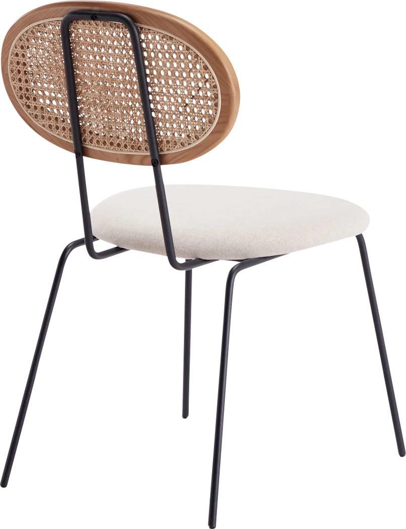 Roseforce Oatmeal Side Chair, Set of 2 - Thumbnail - Image 9