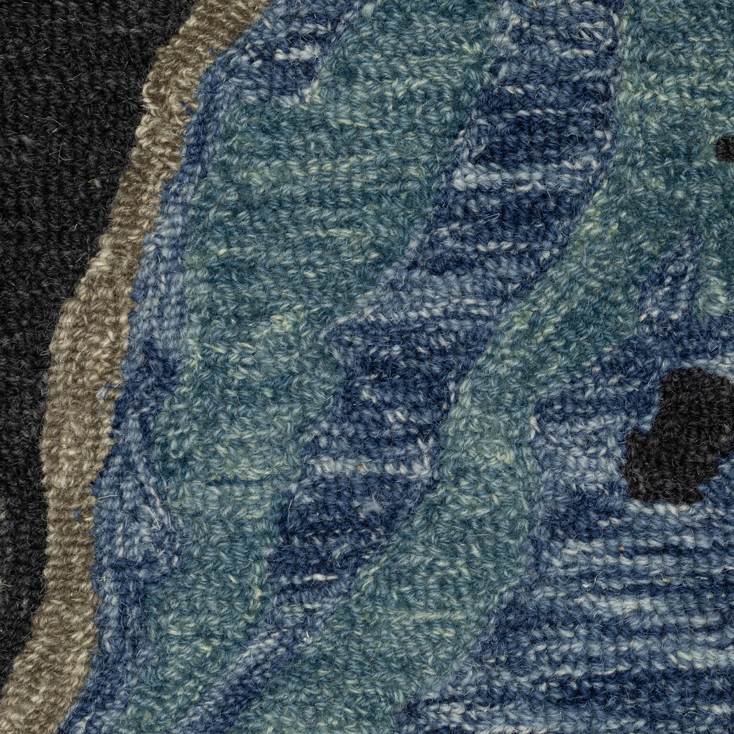 Rosegrove Blue 5' x 8' Rug - Thumbnail - Image 9