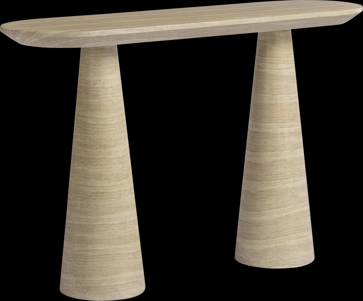 Rosehutt Light Brown Console Table - Thumbnail - Image 1