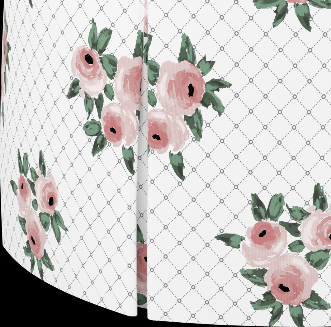 Rosel White Ottoman - Thumbnail - Image 3