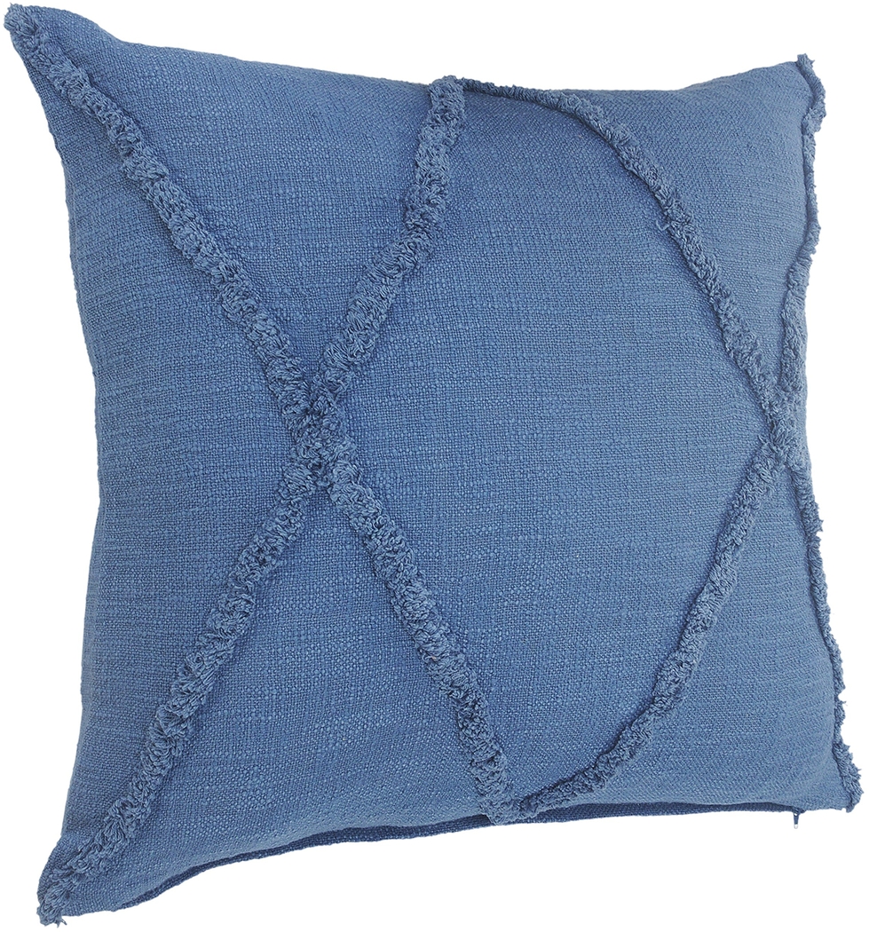 Rosellar Blue Throw Pillow - Thumbnail - Image 4