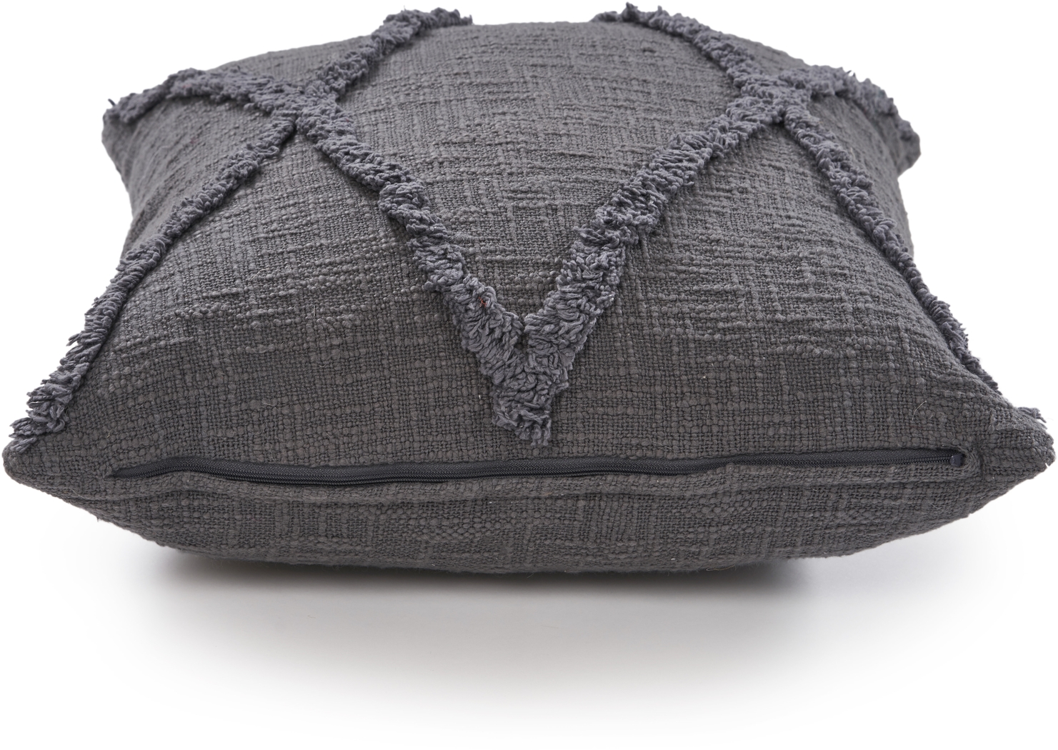 Rosellar Dark Gray Throw Pillow - Thumbnail - Image 6
