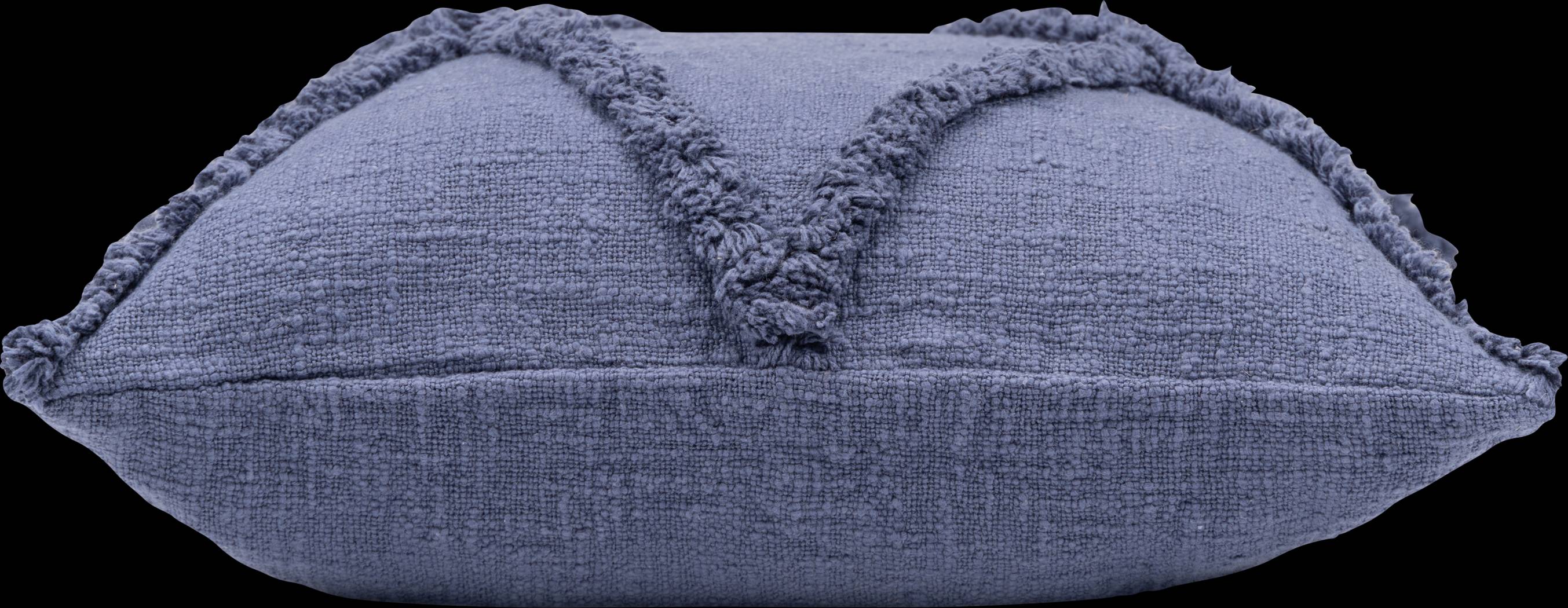 Rosellar Denim Accent Pillow Set of 2 - Thumbnail - Image 4