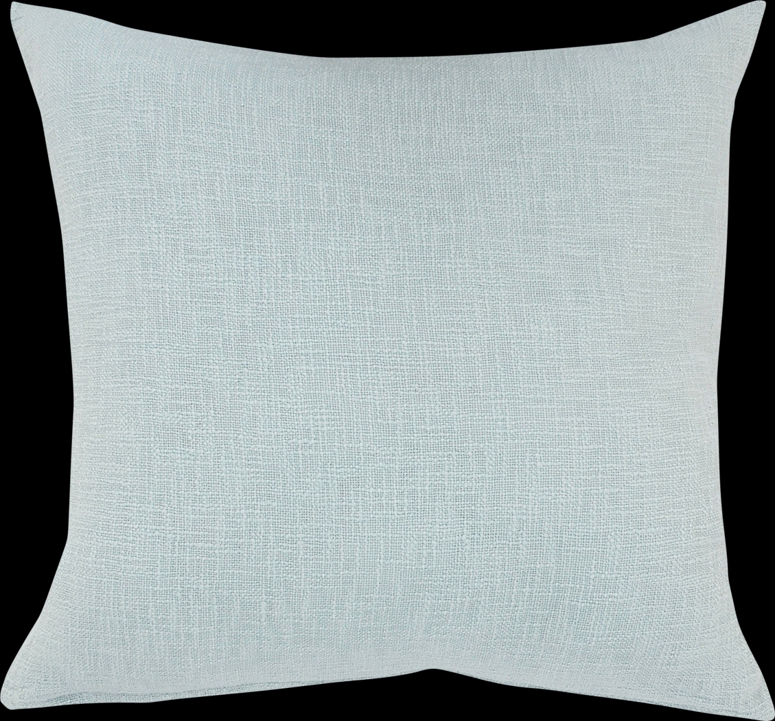 Rosellar Light Blue Accent Pillow Set of 2 - Thumbnail - Image 4