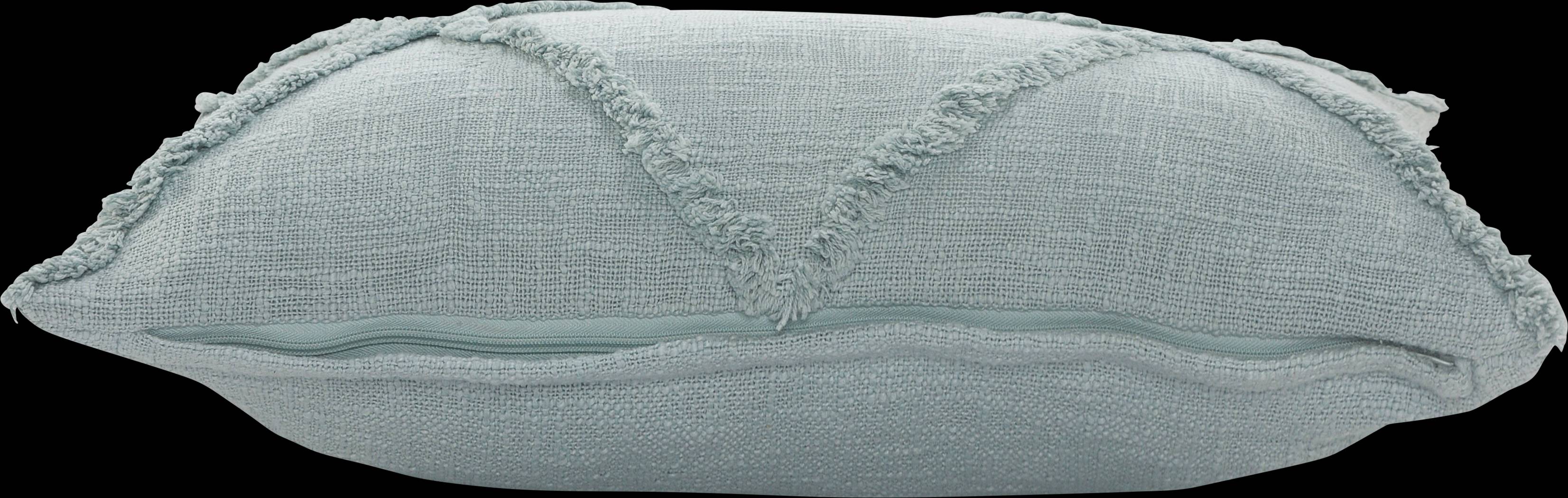 Rosellar Light Blue Accent Pillow Set of 2 - Thumbnail - Image 5