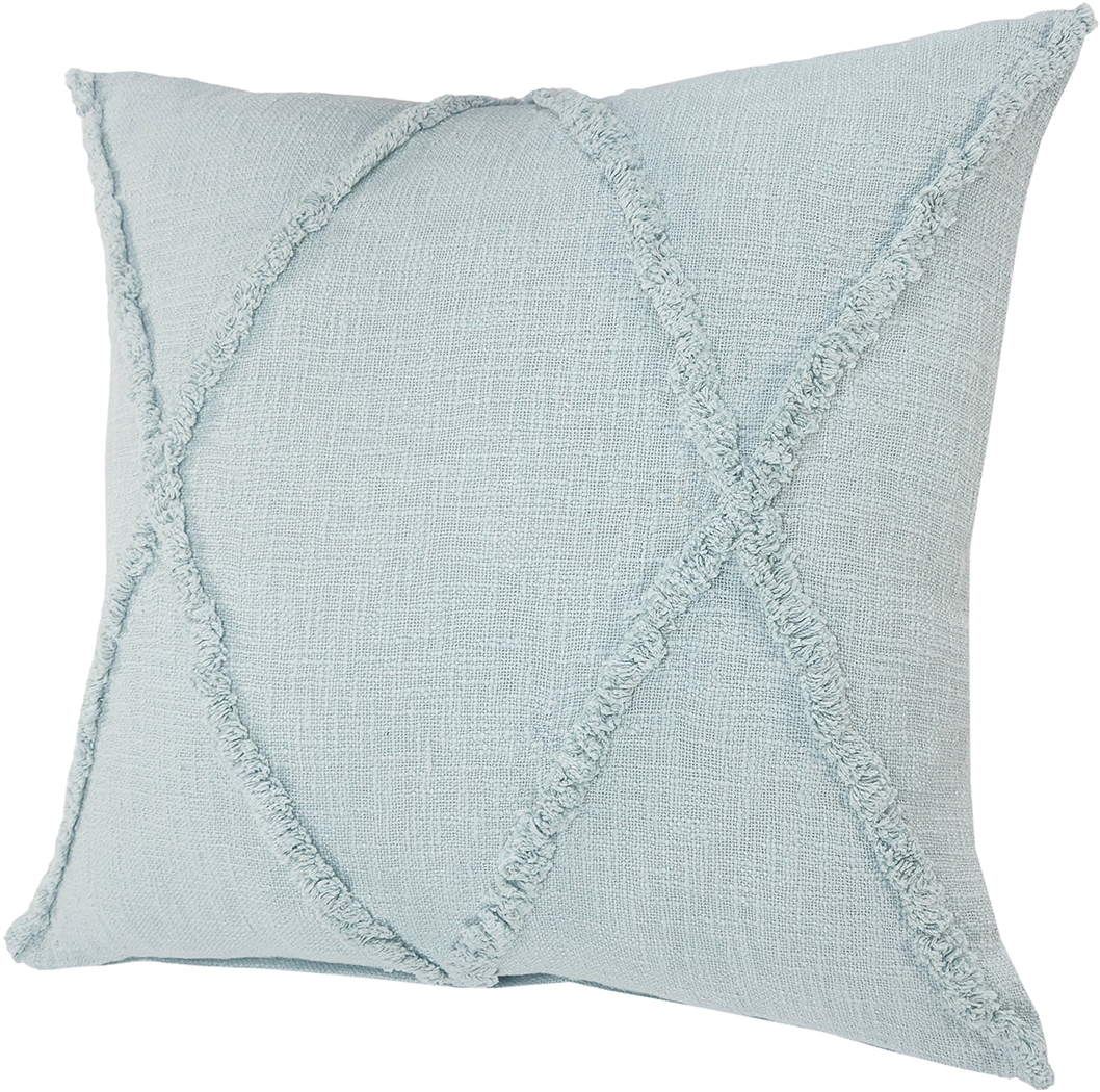 Rosellar Light Blue Throw Pillow - Thumbnail - Image 5