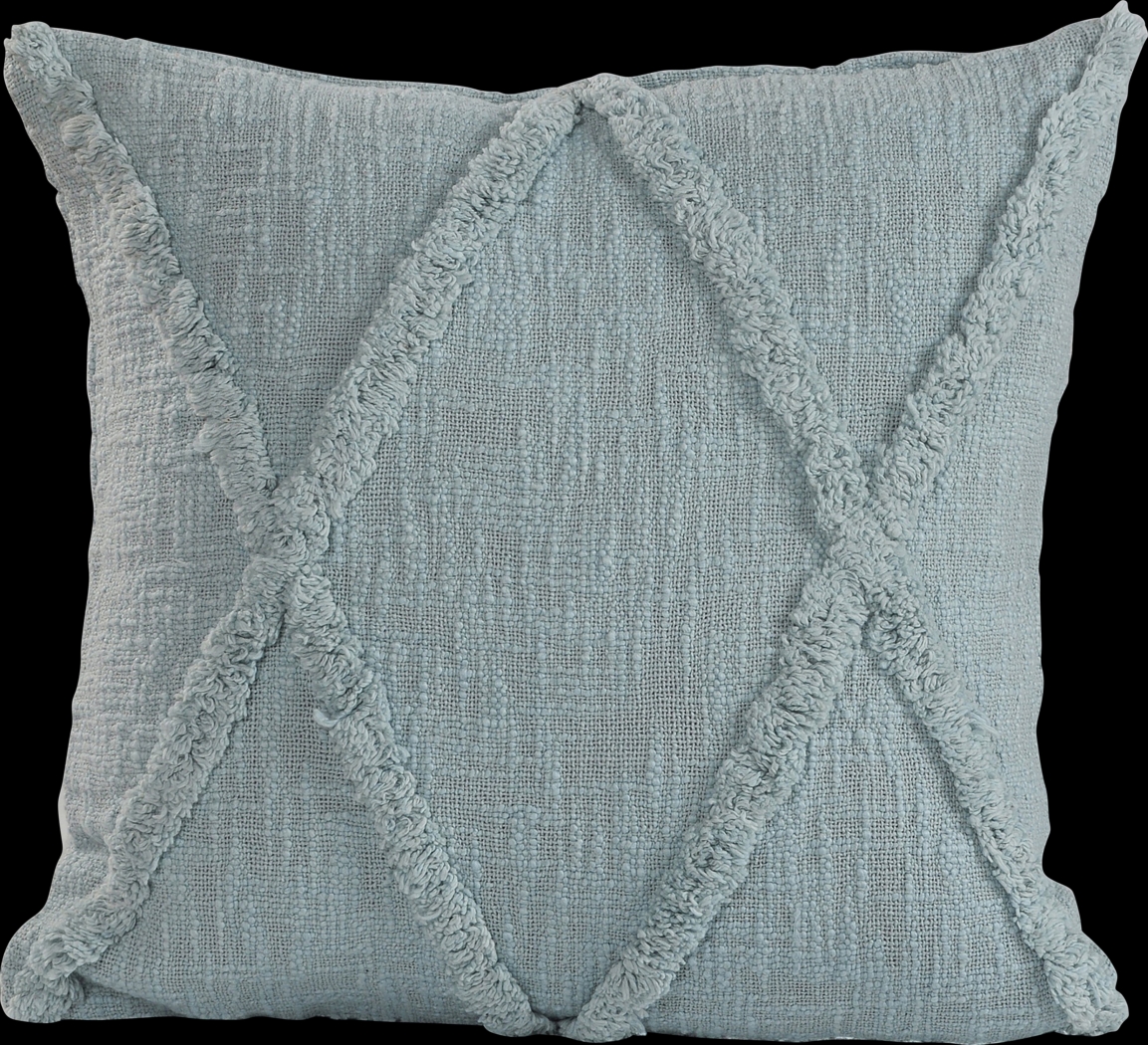 Rosellar Light Blue Throw Pillow - Thumbnail - Image 1