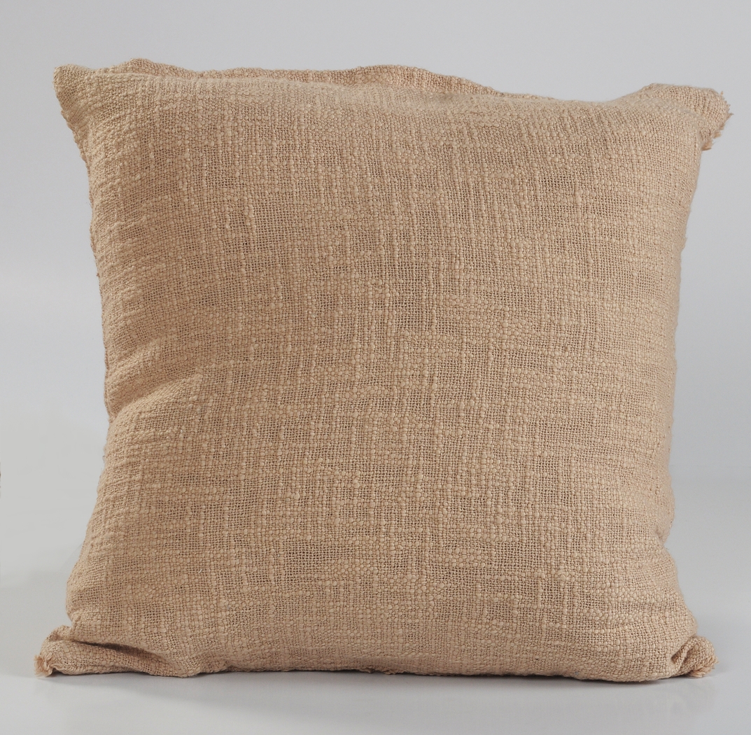 Rosellar Light Brown Throw Pillow - Thumbnail - Image 4