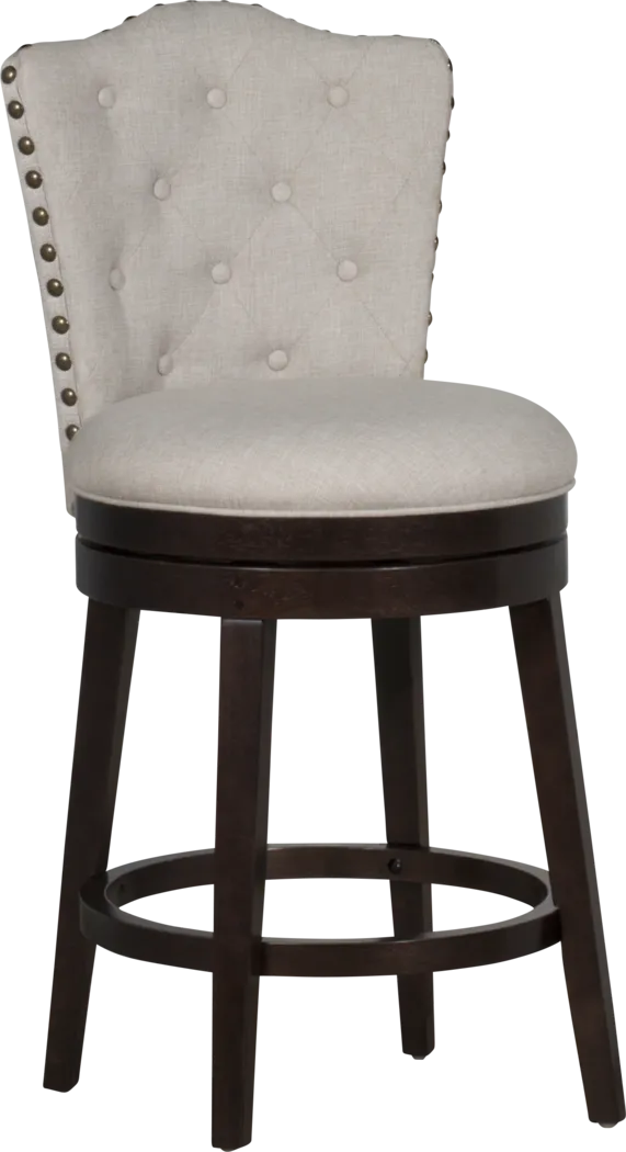 Rosemead Brown Swivel Counter Height Stool - Thumbnail - Image 1