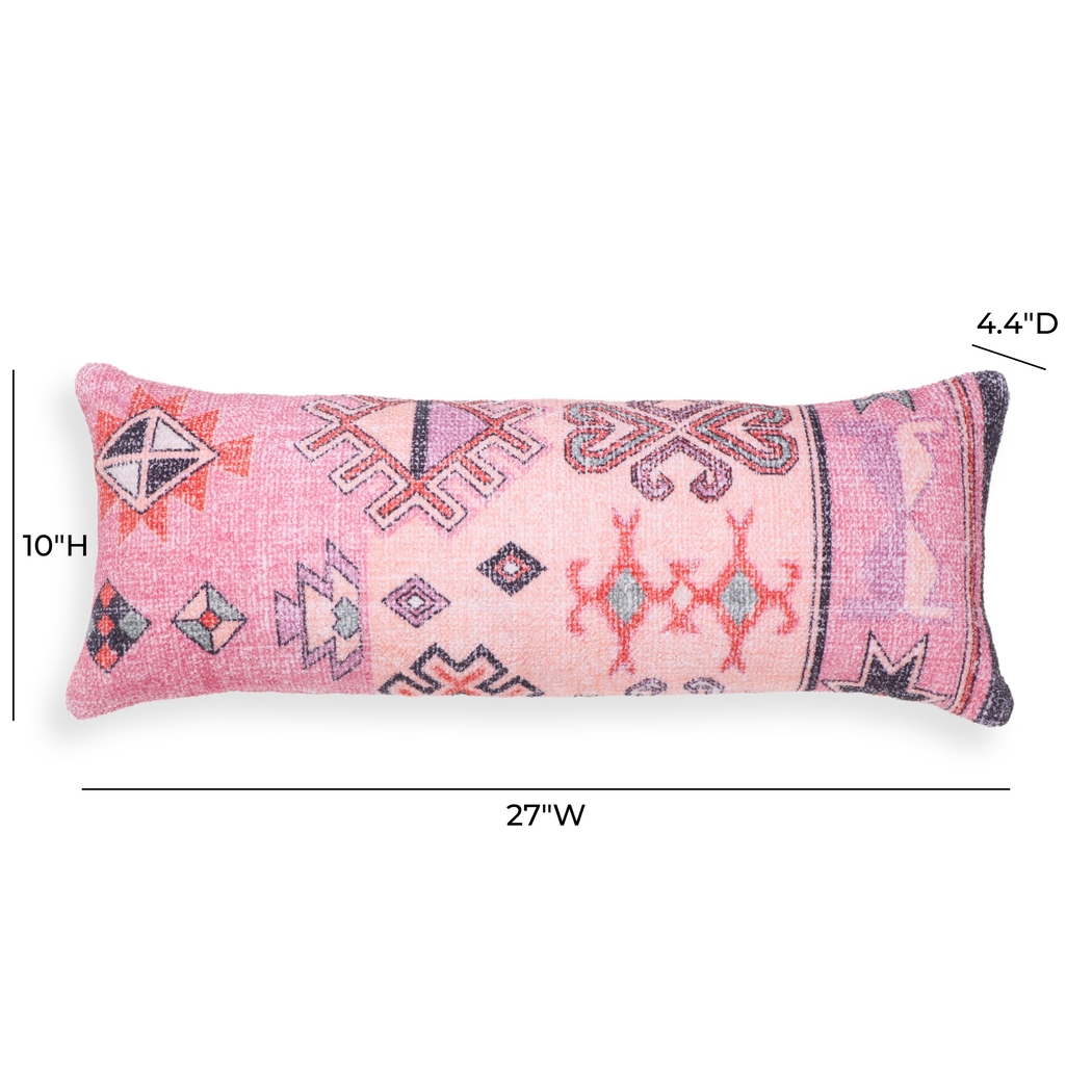 Rosemill II Pink Accent Pillow - Thumbnail - Image 4
