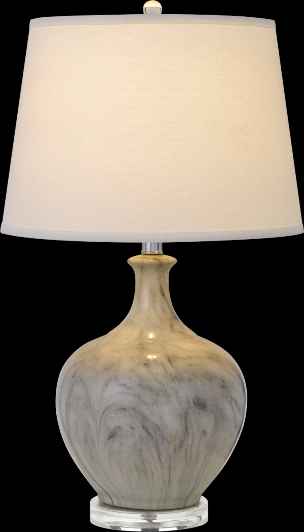 Rosemore Court Gray Lamp - Thumbnail - Image 2